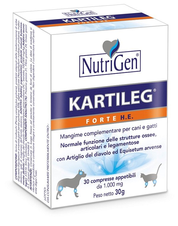 KARTILEG FORTE HE 60 COMPRESSE APPETIBILI NUTRIGEN