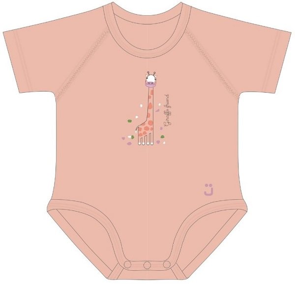 J BIMBI BODY 0-36M BIO COTTON 4SEASON GIRAFFA