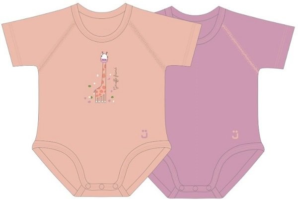 J BIMBI BODY 0-36M BIO COTTON 4SEASON 2-PACK LAVANDA