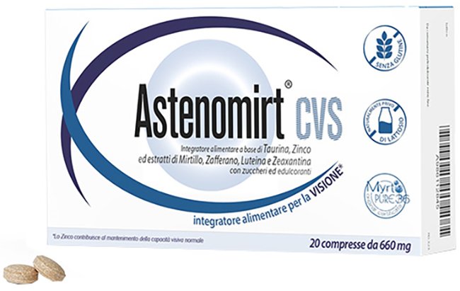 ASTENOMIRT CVS 20 COMPRESSE