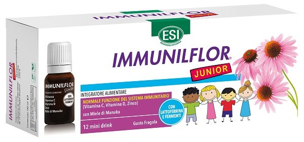 ESI IMMUNILFLOR JUNIOR 12 FLACONCINI MINI DRINK