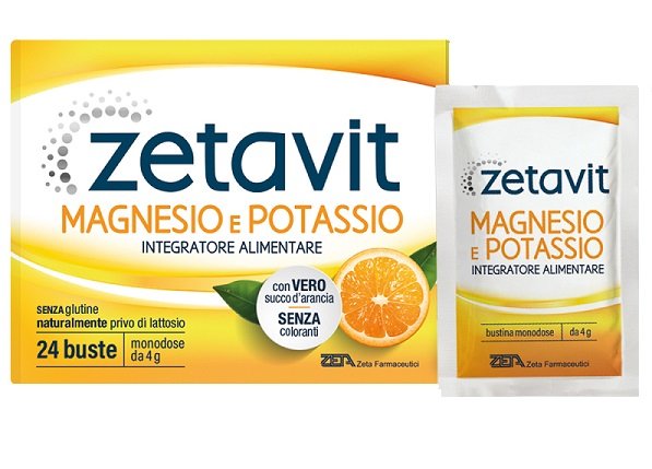 ZETAVIT MAGNESIO POTASSIO SENZA ZUCCHERO 24 BUSTINE DA 6 G