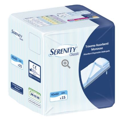 TRAVERSA SERENITY CLASSIC SUPER 40X60 CM 30 PEZZI