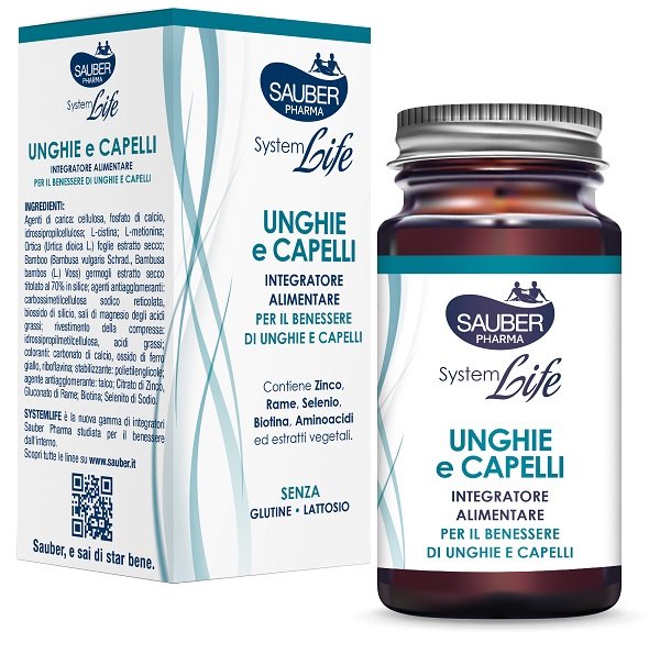 SAUBER SYSTEMLIFE UNGHIE E CAPELLI 30 COMPRESSE