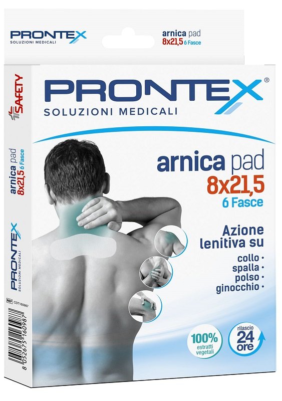 FASCIA PRONTEX ARNICA PAD 8 X 21 ,5 6 PEZZI