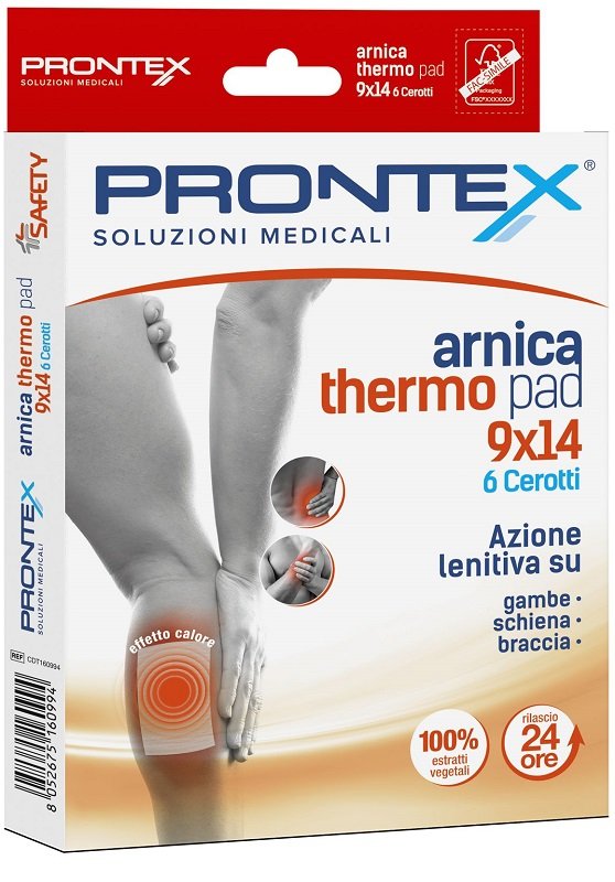 CEROTTO PRONTEX ARNICA THERO PAD 9 X 14 6 PEZZI