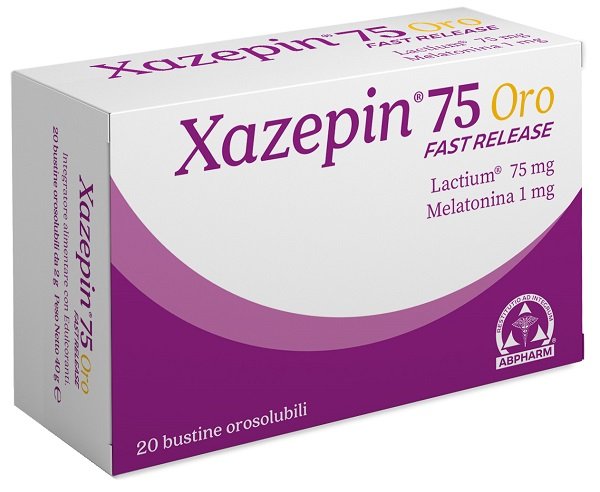 XAZEPIN 75 ORO FAST RELEASE 20 BUSTINE