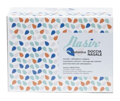 SOLUZIONE FISIOLOGICA ISOTONICA STERILE NASIR IN SCATOLA CON6 SACCHE VERSIONE LUER LOCK DA 500ML