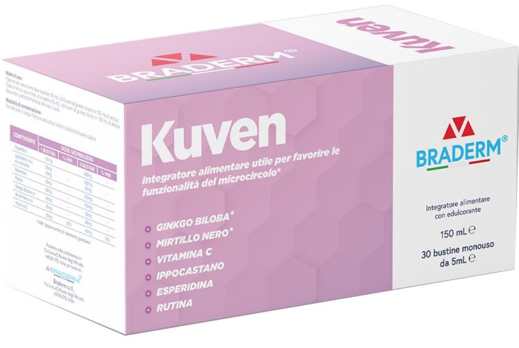 KUVEN LIQUIDO 30 BUSTINE DA 5 ML BRADERM