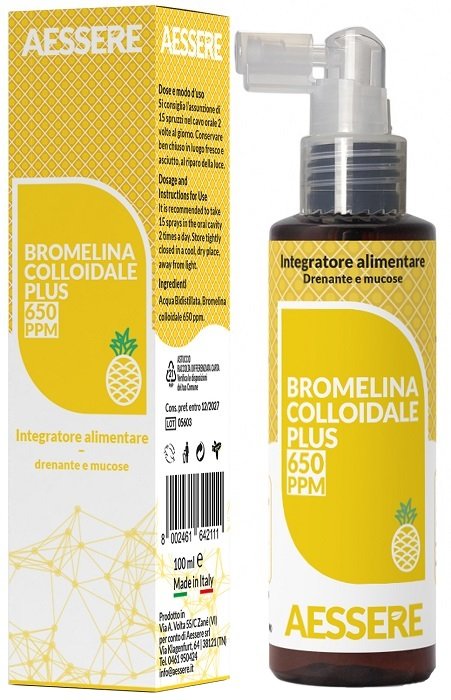 BROMELINA COLLOIDALE PLUS SPRAY 650 PPM 100 ML