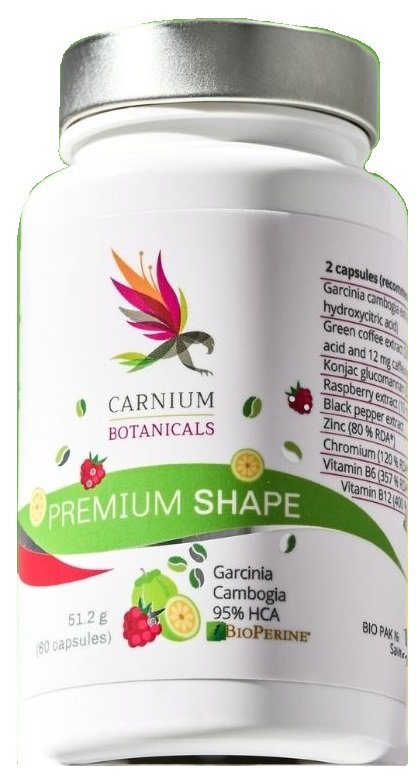 CARNIUM BOTANICALS PREMIUM SHAPE 60 CAPSULE