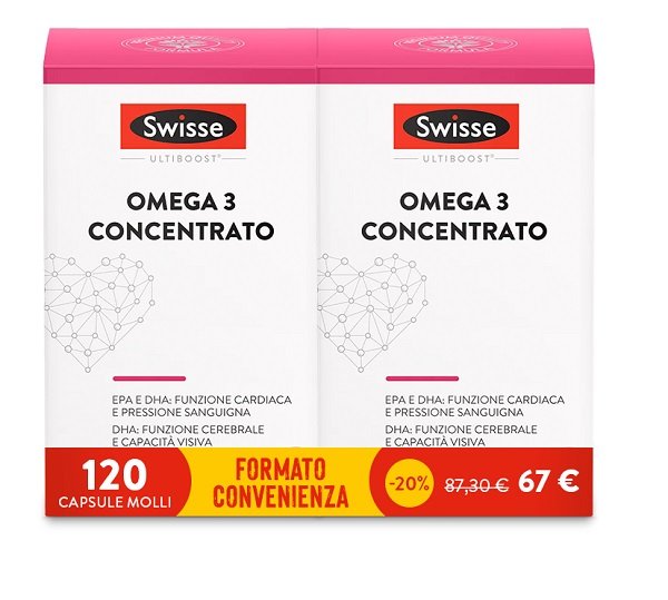 SWISSE OMEGA 3 CONCENTRATO 60 CAPSULE BIPACK