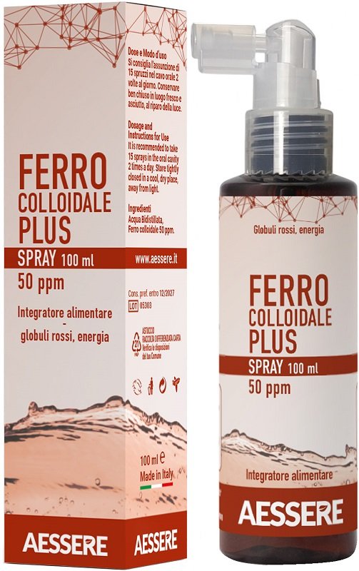 FERRO COLLOIDALE PLUS 50PPM SPRAY 100 ML