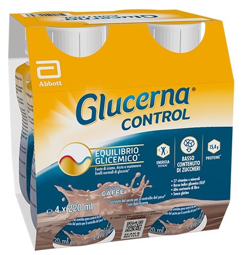 GLUCERNA CONTROL CAFFE%274X220 ML