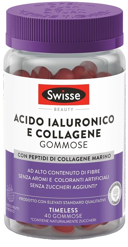SWISSE ACIDO IALURONICO & COLLAGENE 40 GOMMOSE