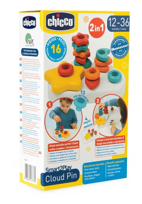 CHICCO GIOCO SMART2PLAY NUVOLA 2IN1