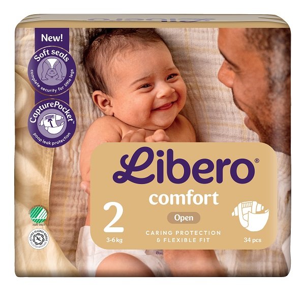 LIBERO COMFORT 2 3-6 KG 34 PEZZI