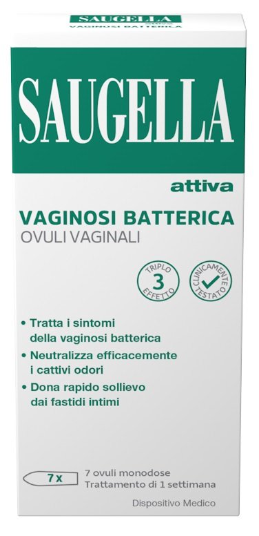 SAUGELLA ATTIVA VAGINOSI BATTERICA 7 OVULI VAGINALI