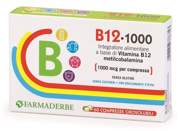 B12 1000 60 COMPRESSE OROSOLUBILI DA 0,2 G