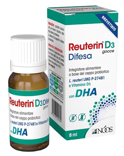 REUTERIN D3 DIFESA GOCCE CON DHA 8 ML