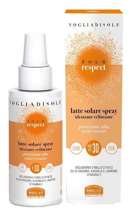 VOGLIA DI SOLE FOUR RESPECT LATTE SOLARE SPRAY SPF30 150 ML