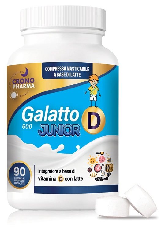 GALATTO D JUNIOR 90 COMPRESSE MASTICABILI DA 600 MG