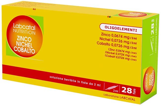 LABCATAL NUTRITION ZINCO/NICHEL/COBALTO 28 FIALE 2 ML