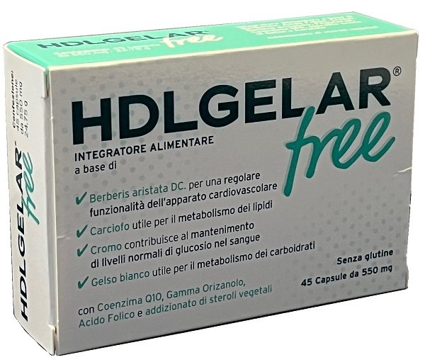 HDLGELAR FREE 45 CAPSULE DA 550 MG