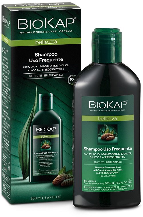 BIOKAP BELLEZZA SHAMPOO USO FREQUENTE CON TRICOBIOTIC 200 ML