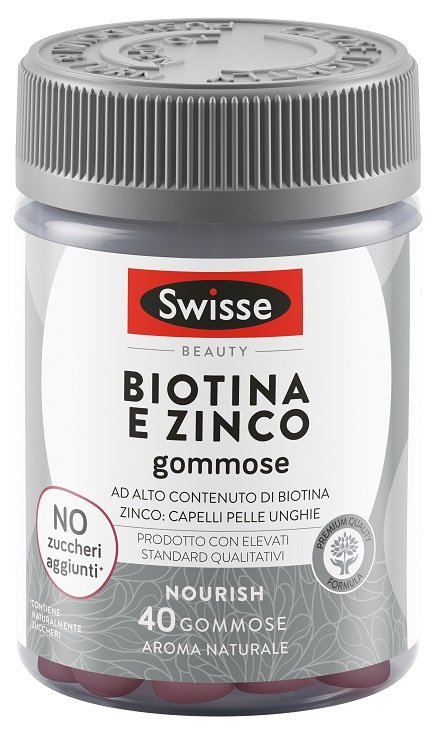 SWISSE BIOTINA + ZINCO 40 GUMMIES