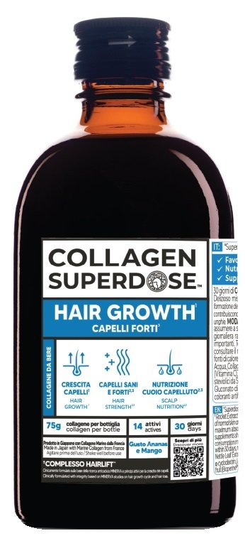 COLLAGEN SUPERDOSE HAIR GROWTH 300 ML COLLAGENE 75 G