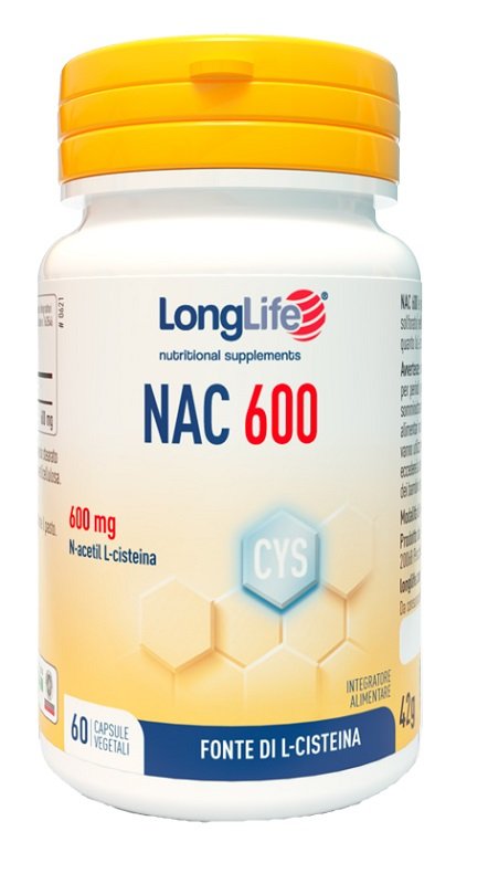 LONGLIFE NAC 600MG 60 CAPSULE