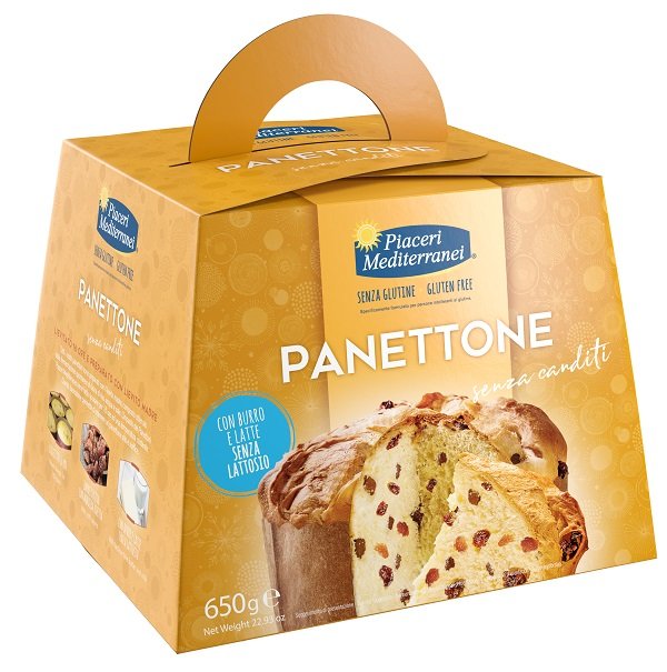 PIACERI MEDITERRANEI PANETTONE SENZA CANDITI 650 G