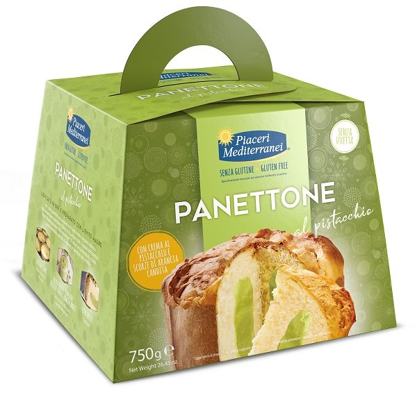 PIACERI MEDITERRANEI PANETTONE AL PISTACCHIO 750 G