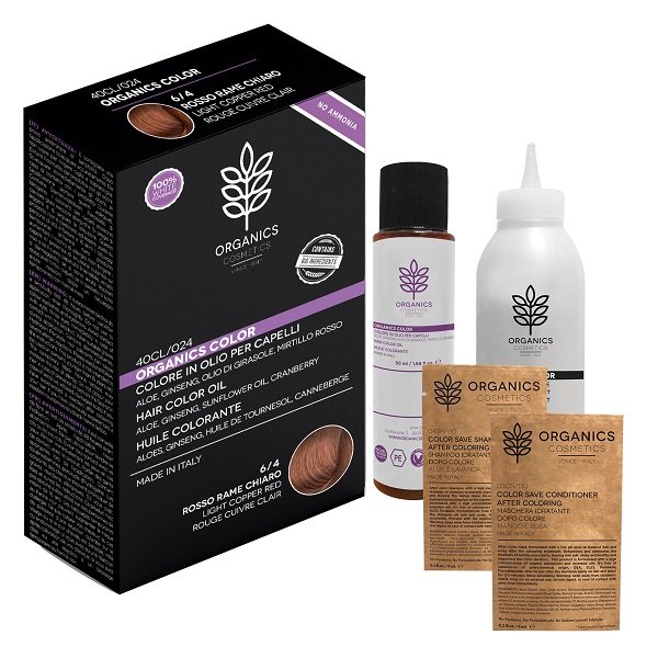 ORGANICS PHARM ORGANICS COLOR 6/4 ROSSO RAME CHIARO