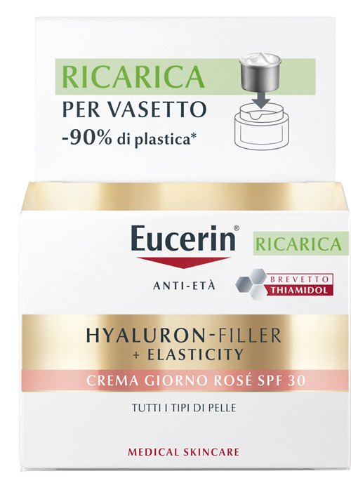 EUCERIN HYALURON-FILLER + ELASTICITY CREMA GIORNO ROSE%27 SPF30 RICARICA 50 ML