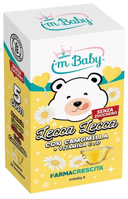 I%27M BABY LECCA LECCA CAMOMILLA + VITAMINA C D 20 PEZZI