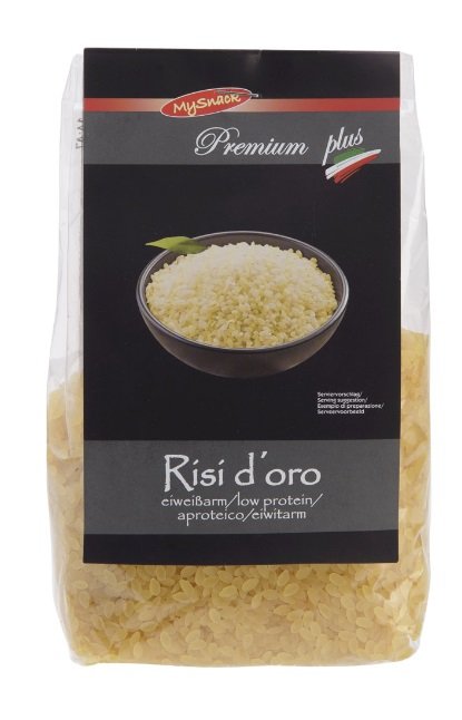 MY SNACK PREMIUM PLUS RISI D%27ORO PASTA APROTEICA 500 G