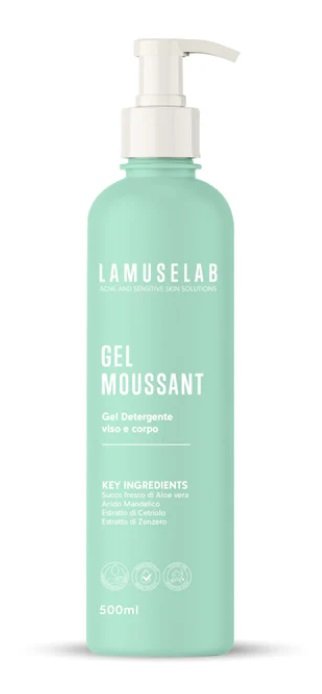LAMUSELAB GEL MOUSSANT DETERGENTE VISO E CORPO 500 ML
