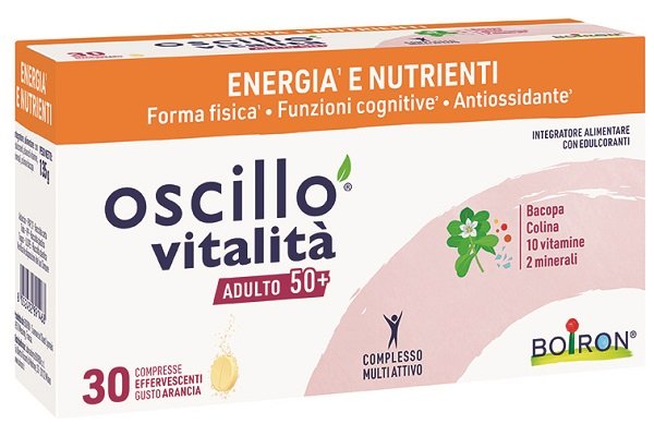 OSCILLO VITALITA%27 50+ 30 COMPRESSE EFFERVESCENTI