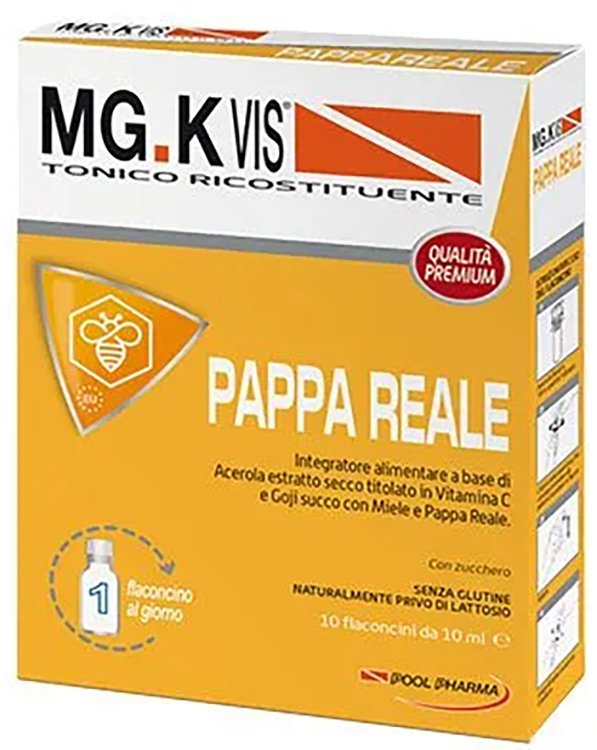 MGK VIS TONICO RICOSTITUENTE PAPPA REALE 10 FLACONCINI DA 10 ML
