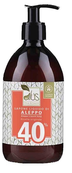 ALUS OLIVE & LAUREL SAPONE LIQUIDO DI ALEPPO 40% 500 ML