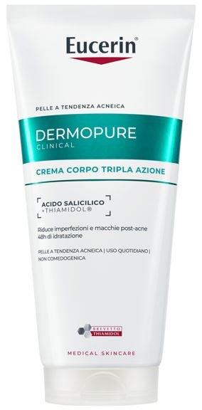 EUCERIN DERMOPURE CLINICAL CREMA CORPO TRIPLA AZIONE 200 ML