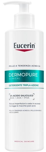 EUCERIN DERMOPURE CLINICAL DETERGENTE TRIPLA AZIONE 400 ML