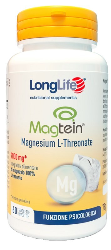 LONGLIFE MAGTEIN MAGNESIO L-THREONATO 60 TAVOLETTE RIVESTITE
