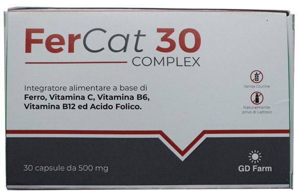FERCAT 30 COMPLEX 30 CAPSULE DA 500 MG