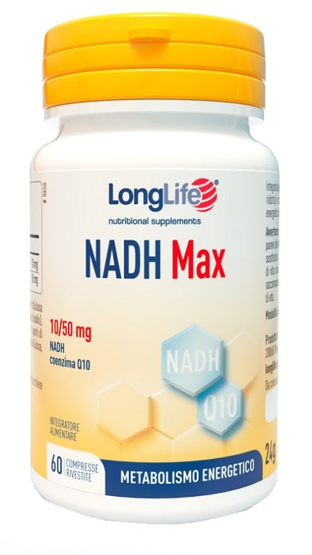 LONGLIFE NADH MAX 60 COMPRESSE RIVESTITE