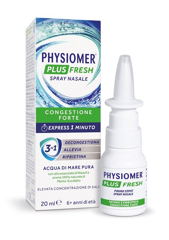 SPRAY NASALE PHYSIOMER PLUS FRESH 20 ML