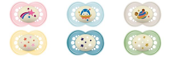 MAM SUCCHIETTO ORIGINAL NIGHT 16+ MESI SILICONE 2 PEZZI