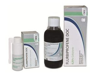 FLURBIPROFENE DOC 0,25% 0,25% SPRAY PER MUCOSA ORALE FLACONE 15 ML